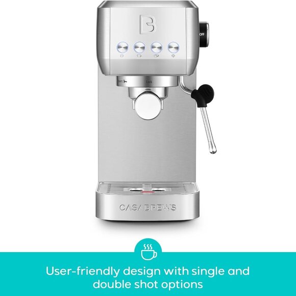 CASABREWS 3700 Essential Espresso Machine 20 Bar - Picture 4 of 11